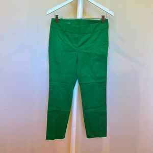 Ann Taylor Carnegie Crop Green Pants | Women’s Size 2